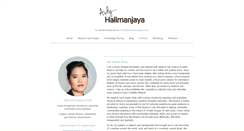 Desktop Screenshot of aidyhalimanjaya.com