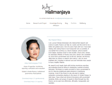 Tablet Screenshot of aidyhalimanjaya.com